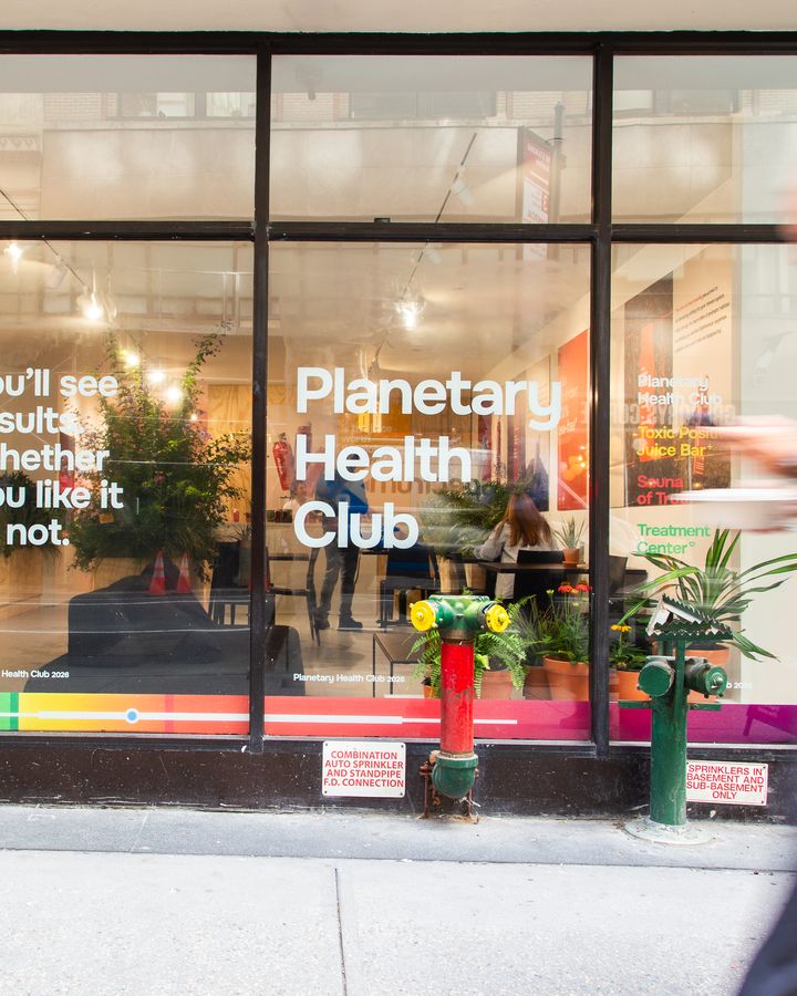 The Planetary Health Club storefront on East 40th Street in New York